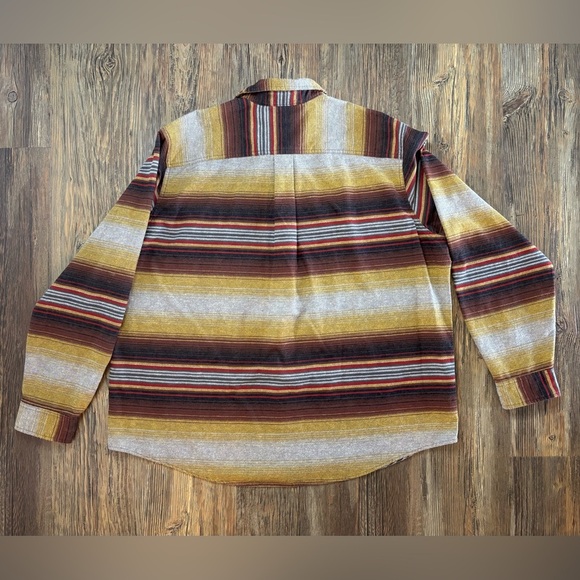 Eddie Bauer Flannel Shirt Mens 2XL Classic Fit Button Up Heavyweight Multicolor - Picture 2 of 12